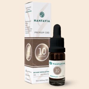 Hanfavia Bio CBD Öl 10% Vollspektrum - Träger: Hanfsamenöl - Produktfoto