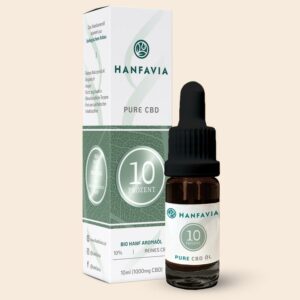 Hanfavia Bio CBD Öl 10% Isolat - Reines CBD - Produktfoto