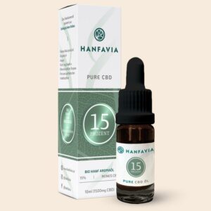Hanfavia Bio CBD Öl 15% Isolat - Reines CBD - Produktfoto