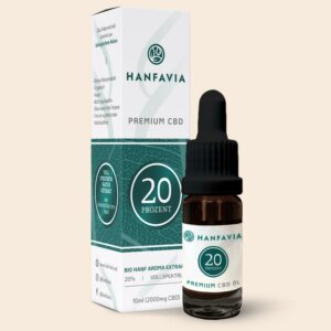 Hanfavia Bio CBD Öl 20% Vollspektrum - Träger: MCT-Öl - Produktfoto