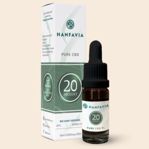 Hanfavia Bio CBD Öl 20% Isolat - Reines CBD - Produktfoto