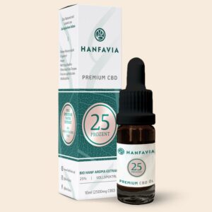 Hanfavia Bio CBD Öl 25% Vollspektrum - Träger: MCT-Öl - Produktfoto