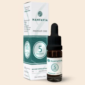Hanfavia Bio CBD Öl 5% Vollspektrum - Träger: MCT-Öl - Produktfoto