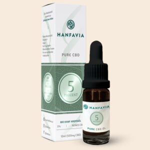 Hanfavia Bio CBD Öl 5% Isolat - Reines CBD - Produktfoto