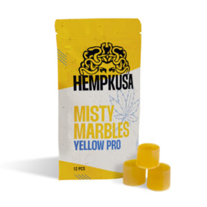 Hempkusa Misty Marbkes Yellow Pro, Hochwertige CBD Produkte Wien bei Hanfavia